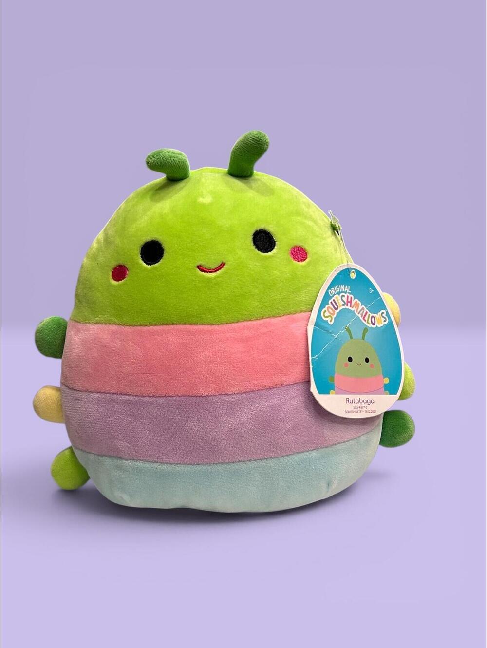 Rutabaga the Caterpiller Squishmallow 7.5"